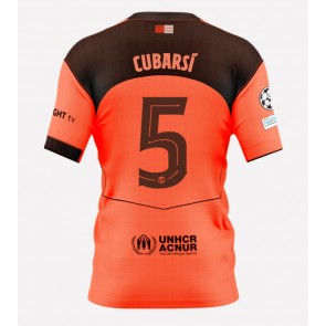 Lacne Muži Futbalové dres Barcelona Pau Cubarsi #5 2025-26 Krátky Rukáv - Tretina